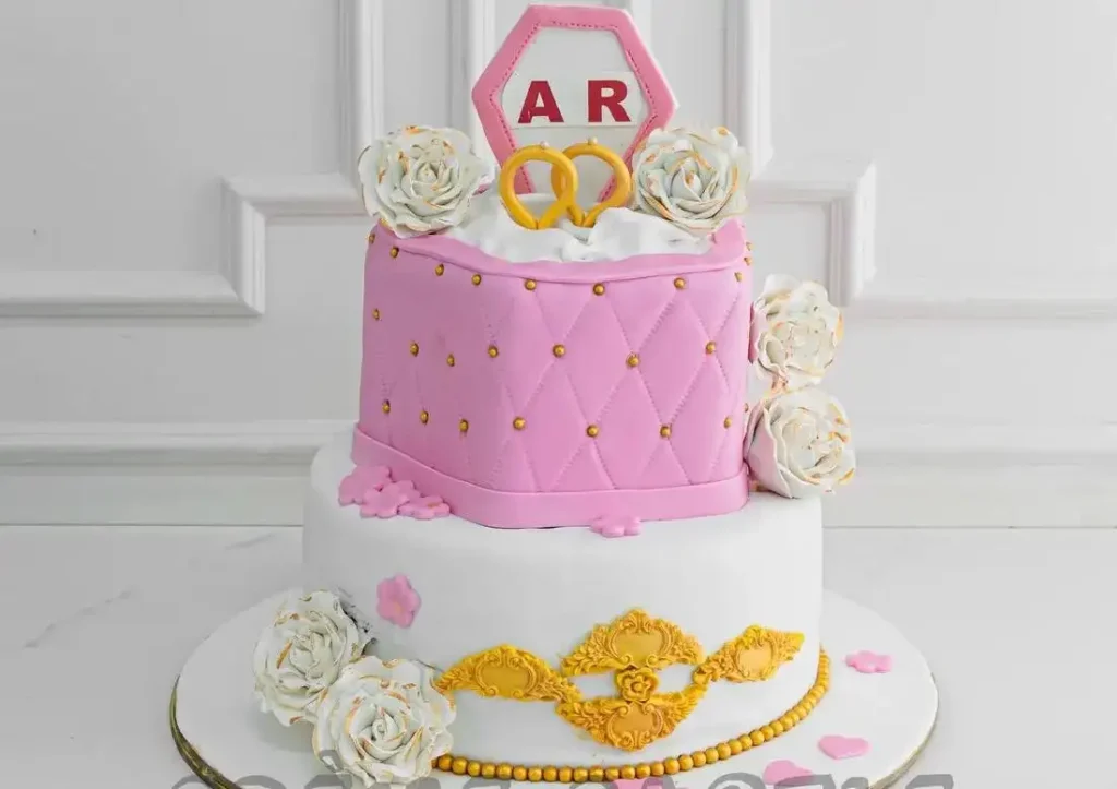 Simple Engagement Cake Designs