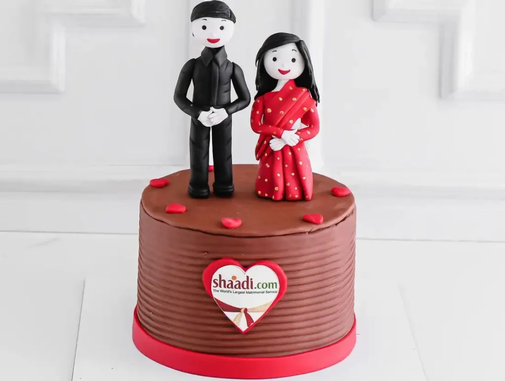 Simple Engagement Cake Designs