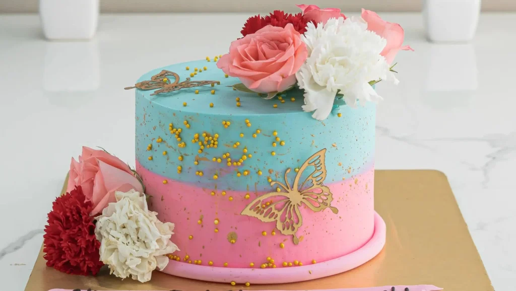 Simple Engagement Cake Designs
